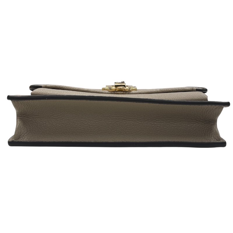 LOUIS VUITTON 路易威登 M69423 VAVIN 斜背包 壓紋牛皮 老花 奶茶色 金釦-5