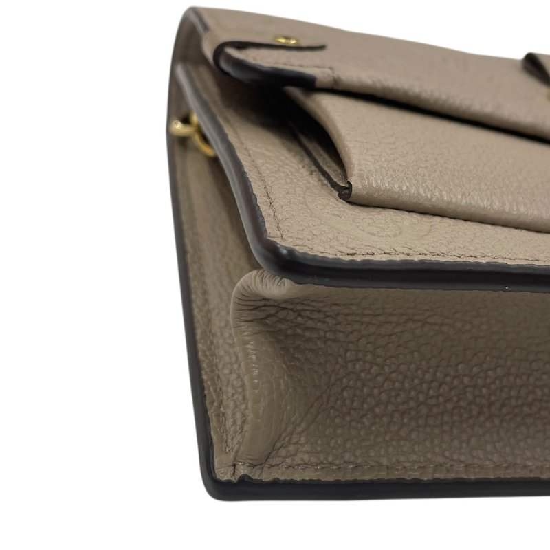 LOUIS VUITTON 路易威登 M69423 VAVIN 斜背包 壓紋牛皮 老花 奶茶色 金釦-6