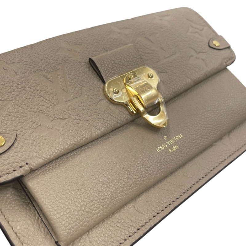 LOUIS VUITTON 路易威登 M69423 VAVIN 斜背包 壓紋牛皮 老花 奶茶色 金釦-10