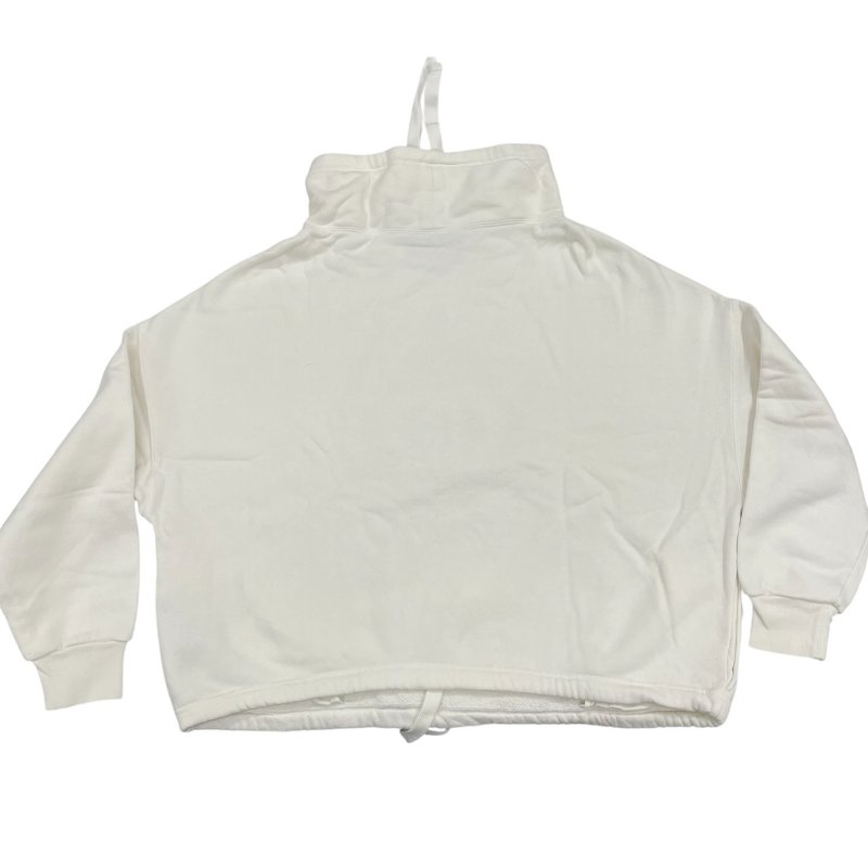 GUCCI 古馳 白色立領LOGO長袖衛衣 棉質 白色 XXS OVERSIZE-1