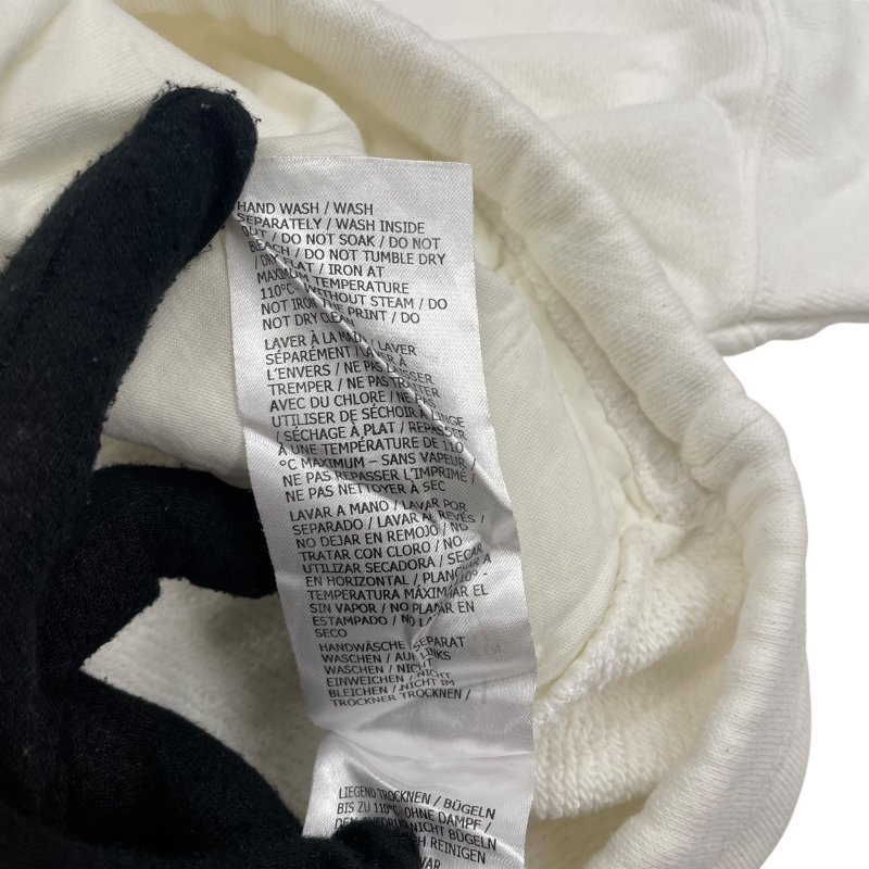 GUCCI 古馳 白色立領LOGO長袖衛衣 棉質 白色 XXS OVERSIZE-8