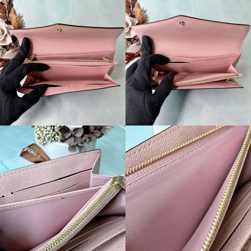 LV Sarah棋盤格長夾-5