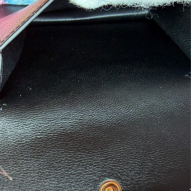 914intheair精品代購『全新閒置』balenciaga巴黎世家bblogo黑色牛皮對開短夾皮夾-21