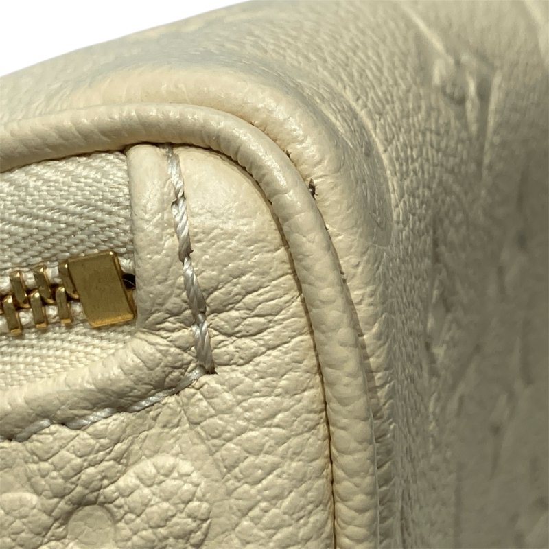 LOUIS VUITTON 路易威登 M83275 MONOGRAM EMPREINTE NOIR 牛皮 老花 單肩包 迷你腰包 白色-8