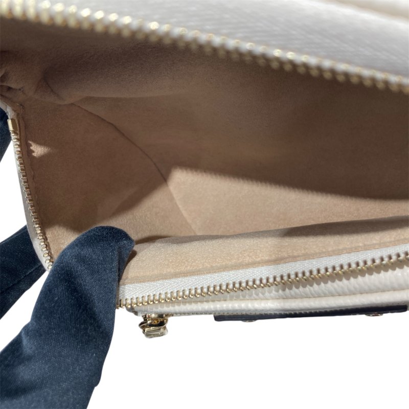 LOUIS VUITTON 路易威登 M83275 MONOGRAM EMPREINTE NOIR 牛皮 老花 單肩包 迷你腰包 白色-11