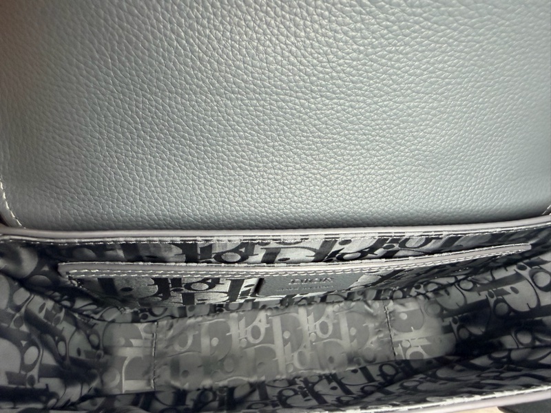 Dior Saddle馬鞍郵差包 2025灰藍色-5