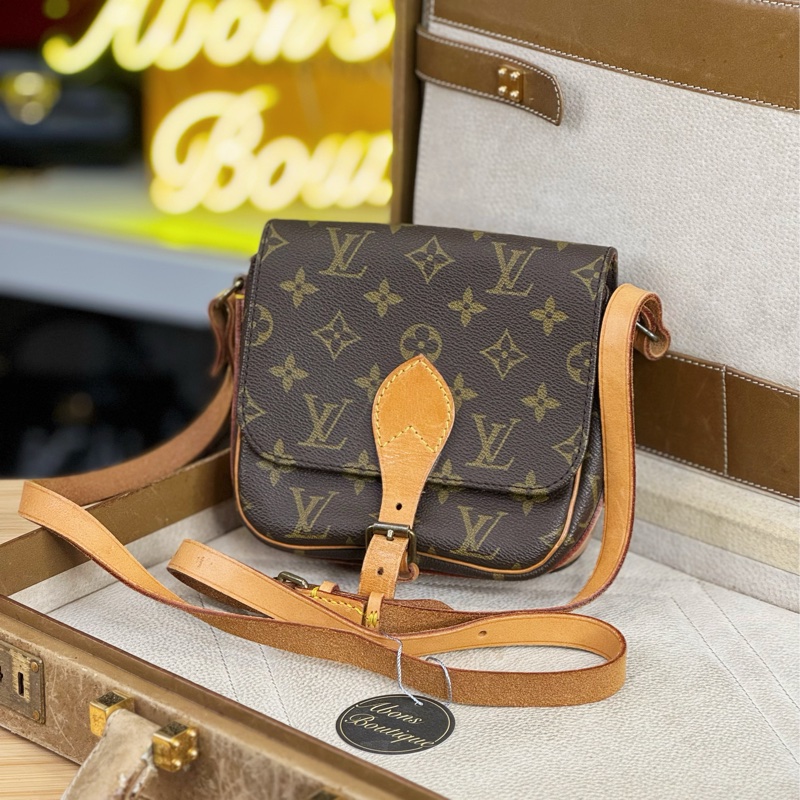 上架中🔑Louis Vuitton 老花小款方形馬蹄包-0