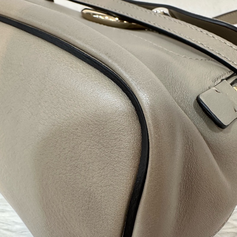 Chloe 大象灰金銀釦faye 兩用包-5