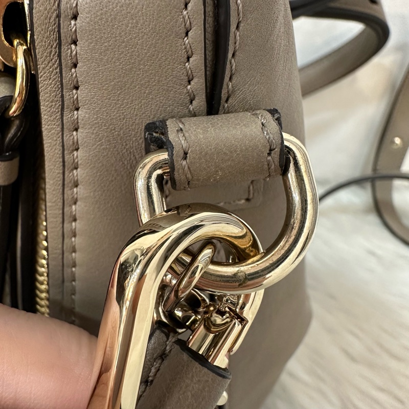 Chloe 大象灰金銀釦faye 兩用包-40