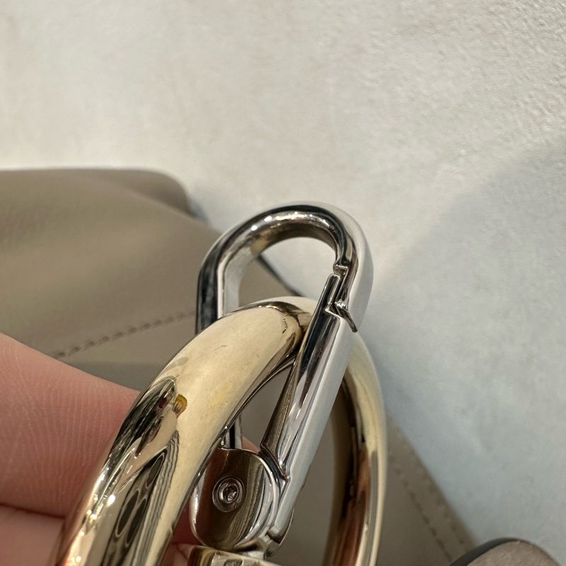 Chloe 大象灰金銀釦faye 兩用包-50