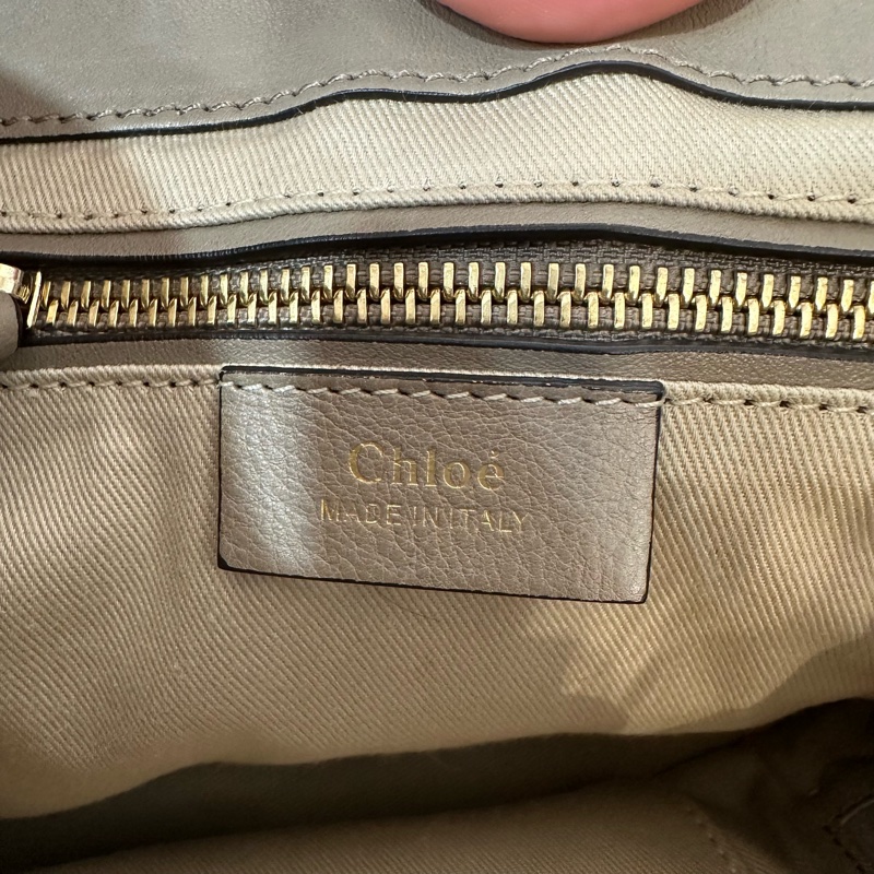 Chloe 大象灰金銀釦faye 兩用包-65