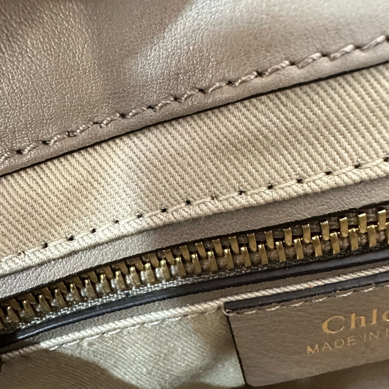 Chloe 大象灰金銀釦faye 兩用包-76