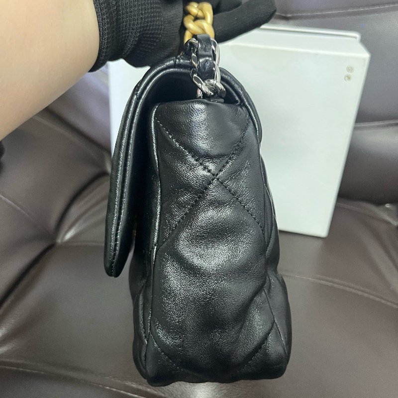 香奈兒/Chanel 黑金19bag小號 鏈條包-2