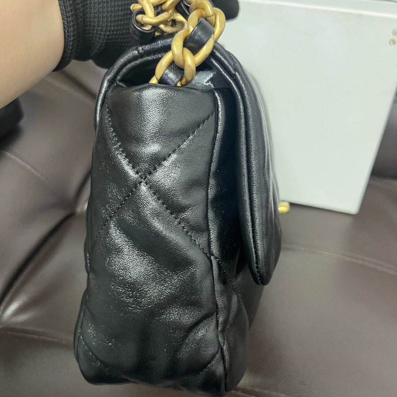 香奈兒/Chanel 黑金19bag小號 鏈條包-3