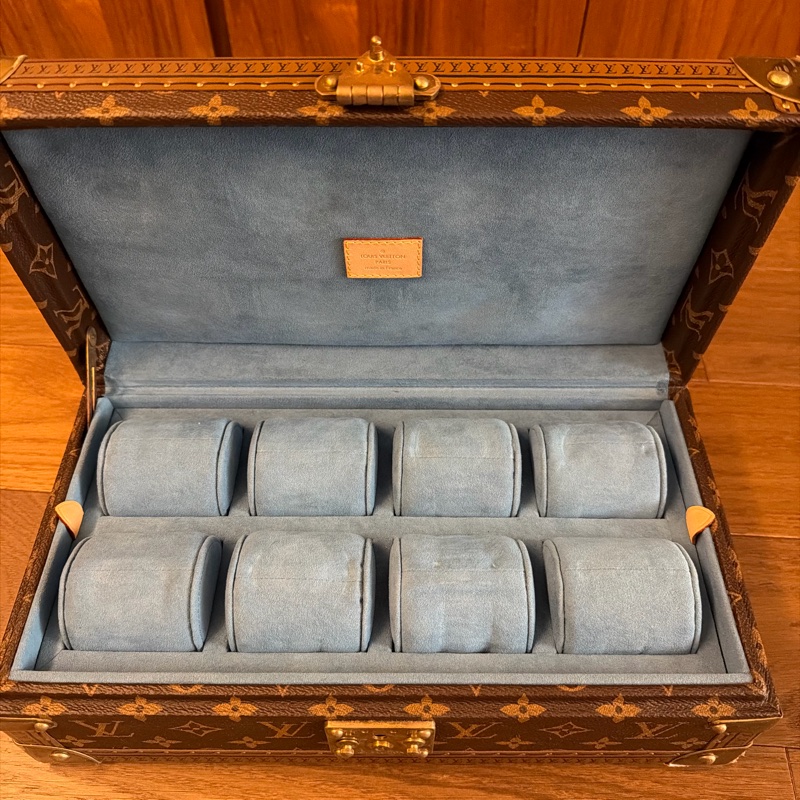 Louis Vuitton Coffret 8 Montres Monogram 經典花紋手錶收藏盒 硬箱錶盒-6