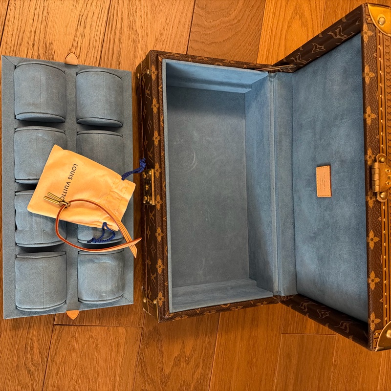 Louis Vuitton Coffret 8 Montres Monogram 經典花紋手錶收藏盒 硬箱錶盒-7