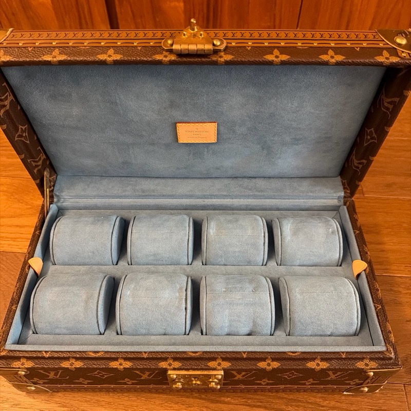 Louis Vuitton Coffret 8 Montres Monogram 經典花紋手錶收藏盒 硬箱錶盒-10