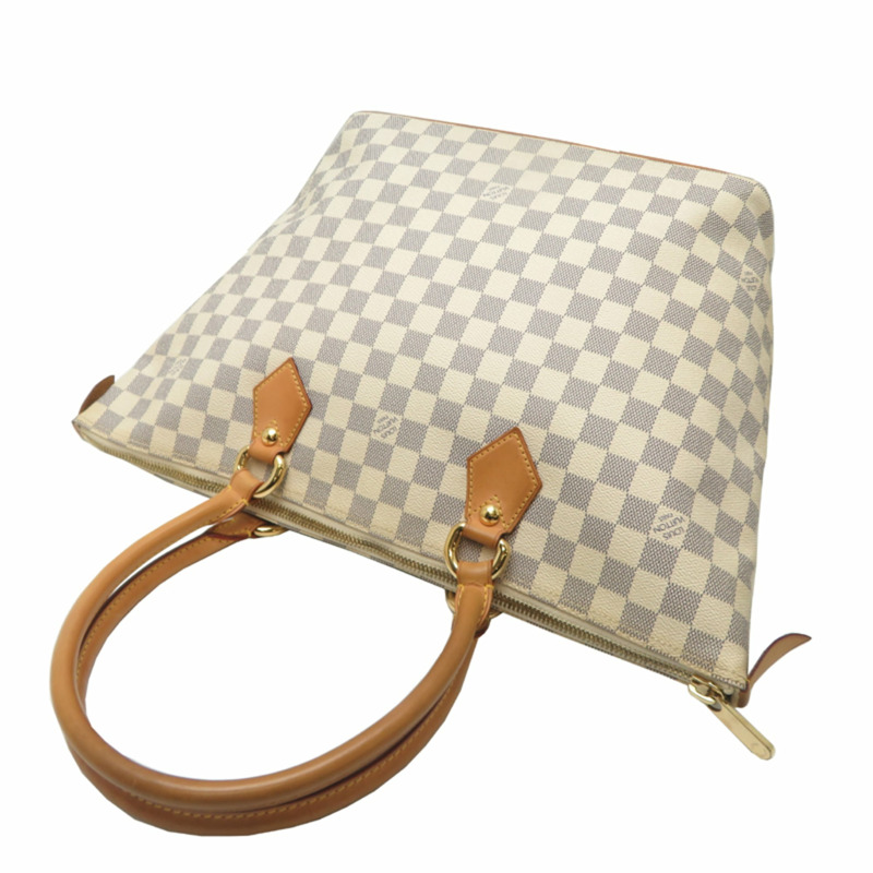 路易威登 Saleya MM 女士手提包 N51185（已停產）Damier Azur 白色-3