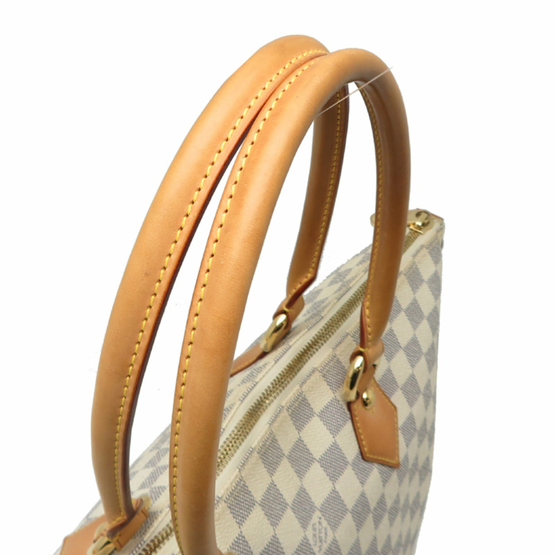 路易威登 Saleya MM 女士手提包 N51185（已停產）Damier Azur 白色-4