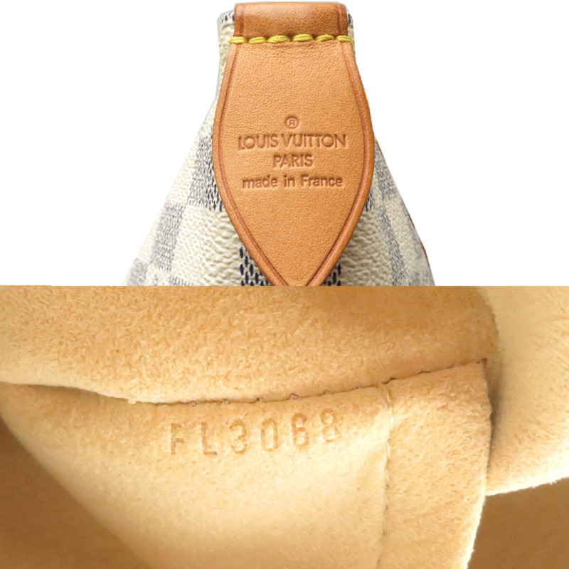 路易威登 Saleya MM 女士手提包 N51185（已停產）Damier Azur 白色-6