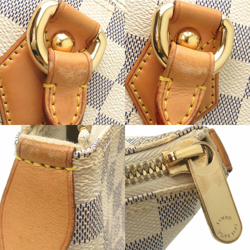 路易威登 Saleya MM 女士手提包 N51185（已停產）Damier Azur 白色-9