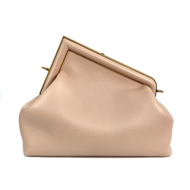 △ Fendi 芬迪 Pink Calfskin First Shoulder Bag 粉紅色小牛皮肩背袋 - 267000884-2