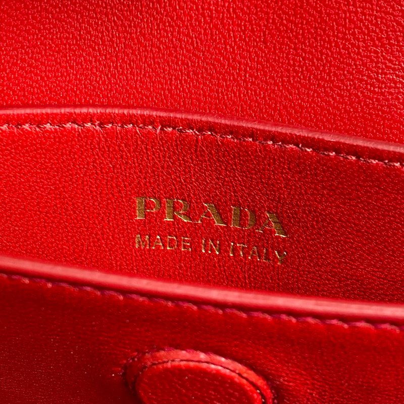 △ Prada 普拉達 Black Saffiano Leather 2 Way Bag 1BG756 黑色十字紋皮革兩用袋 - 267000694-18