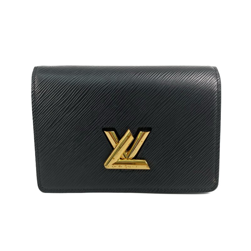 △ Louis Vuitton 路易威登 Black Epi Leather Twist Wallet On Chain M68750 黑色水波紋皮革鎖鏈銀包 - 267000855-1