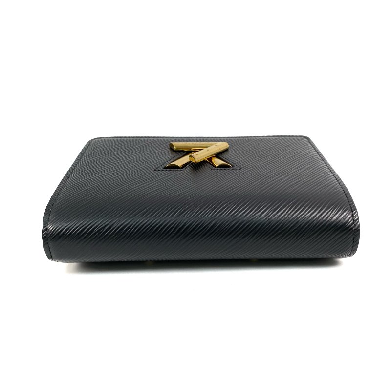 △ Louis Vuitton 路易威登 Black Epi Leather Twist Wallet On Chain M68750 黑色水波紋皮革鎖鏈銀包 - 267000855-6