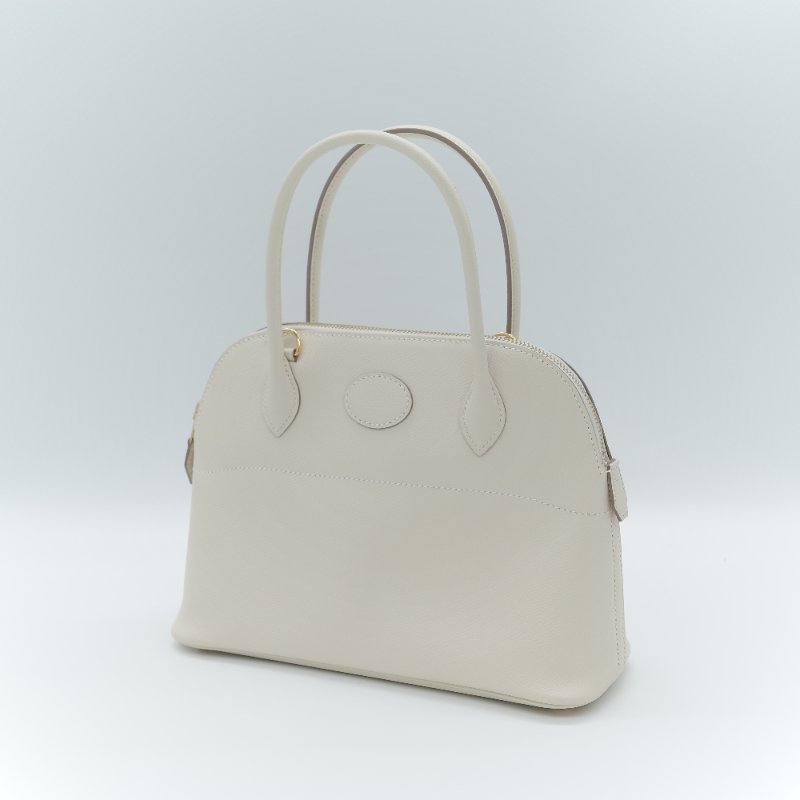 Hermès 愛馬仕 Bolide 27  奶油白 Epsom 牛皮手提包-3