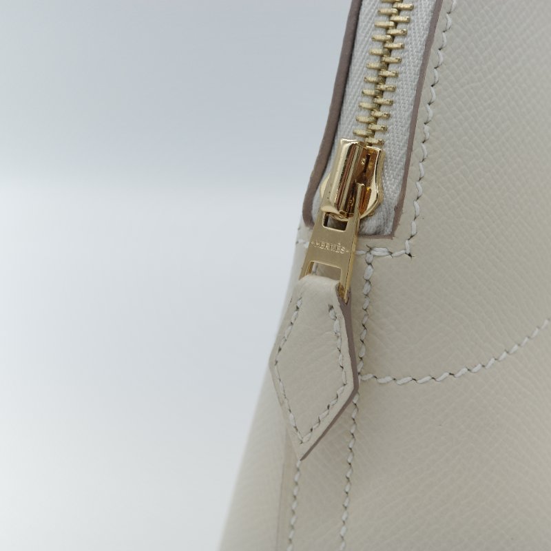 Hermès 愛馬仕 Bolide 27  奶油白 Epsom 牛皮手提包-7
