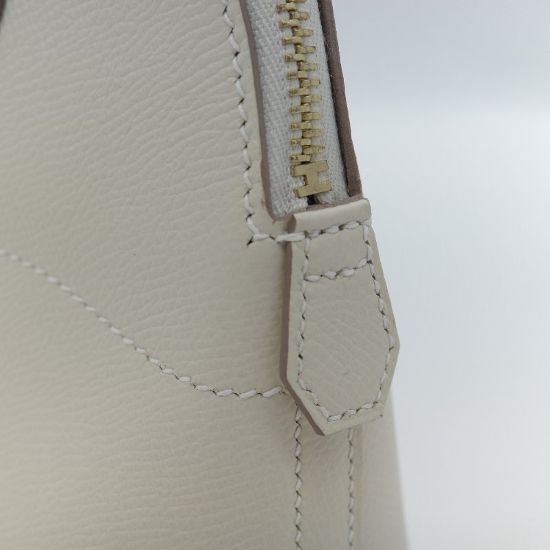 Hermès 愛馬仕 Bolide 27  奶油白 Epsom 牛皮手提包-9