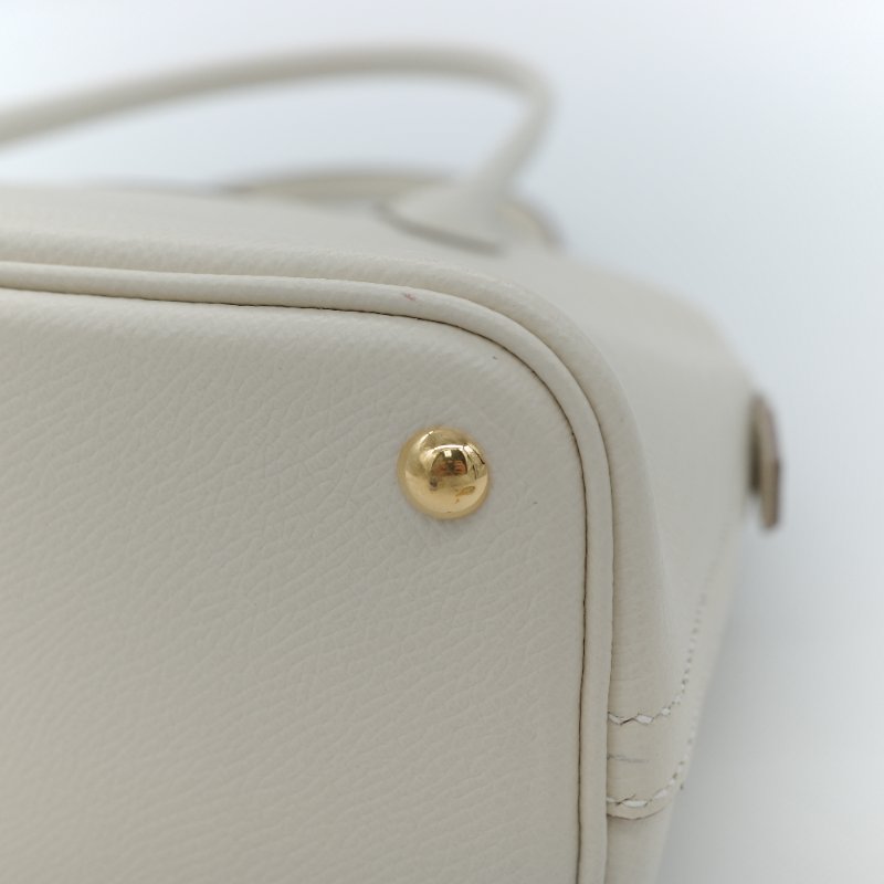 Hermès 愛馬仕 Bolide 27  奶油白 Epsom 牛皮手提包-10