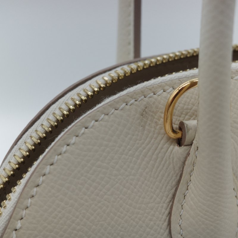 Hermès 愛馬仕 Bolide 27  奶油白 Epsom 牛皮手提包-14