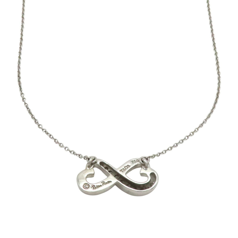 18K白金 鑽石 Double Loving Heart 項鍊【Tiffany & Co 蒂芬妮】-3