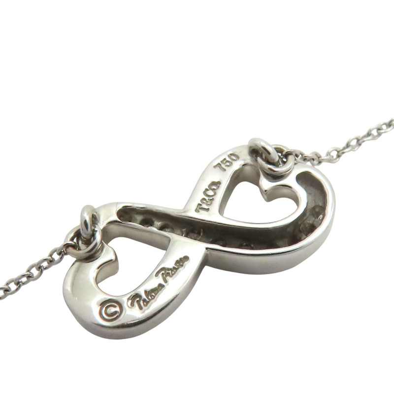 18K白金 鑽石 Double Loving Heart 項鍊【Tiffany & Co 蒂芬妮】-5