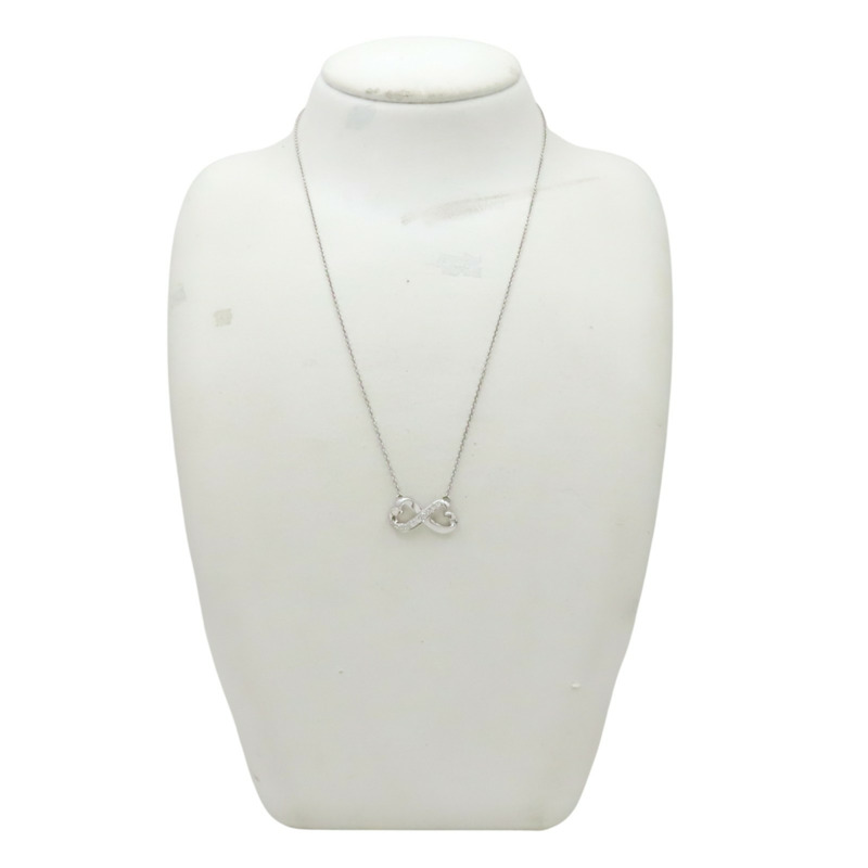18K白金 鑽石 Double Loving Heart 項鍊【Tiffany & Co 蒂芬妮】-9
