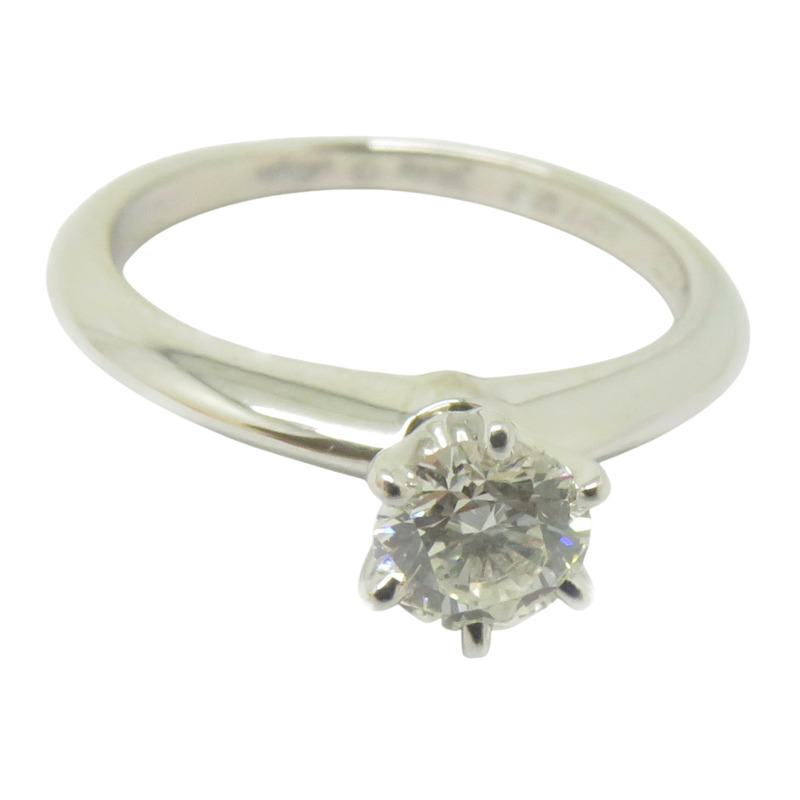 PT950鉑金 鑽石 Solitaire 戒指【Tiffany & Co 蒂芬妮】-5
