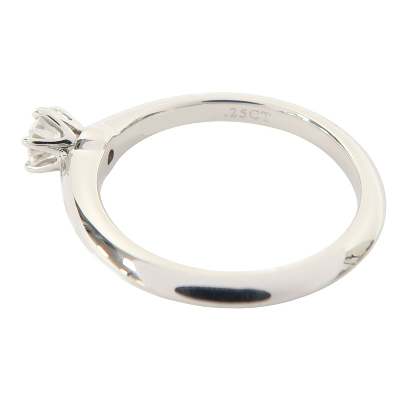 PT950鉑金 鑽石 Solitaire 戒指【Tiffany & Co 蒂芬妮】-3