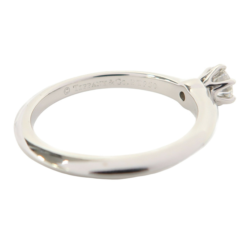 PT950鉑金 鑽石 Solitaire 戒指【Tiffany & Co 蒂芬妮】-4