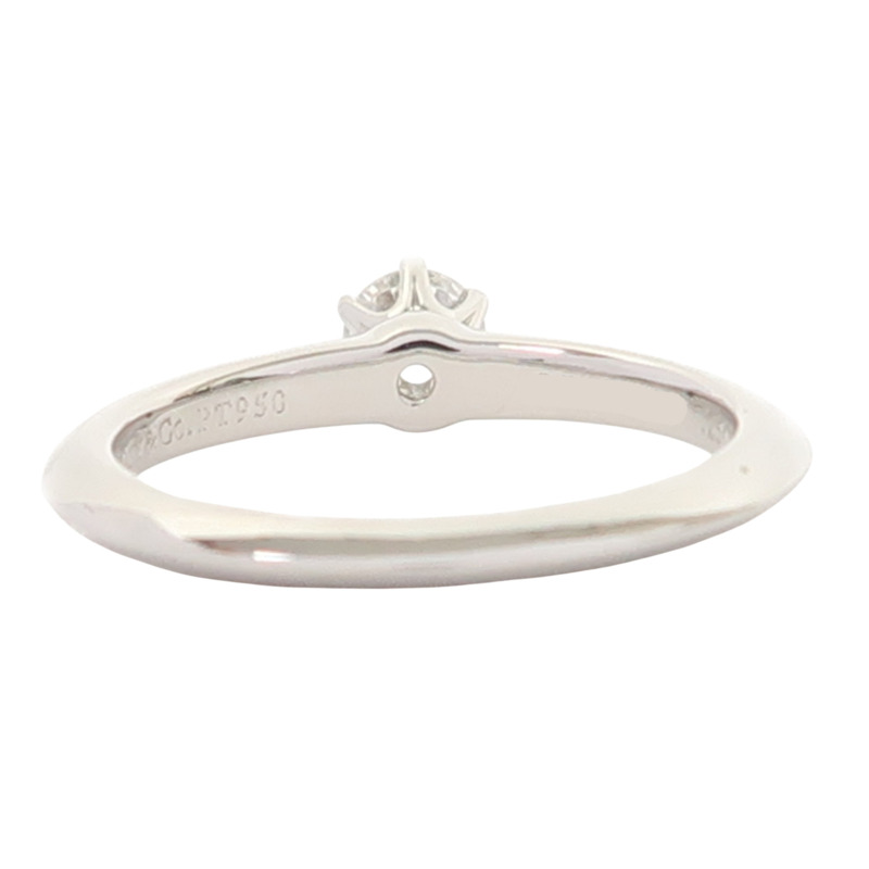 PT950鉑金 鑽石 Solitaire 戒指【Tiffany & Co 蒂芬妮】-6