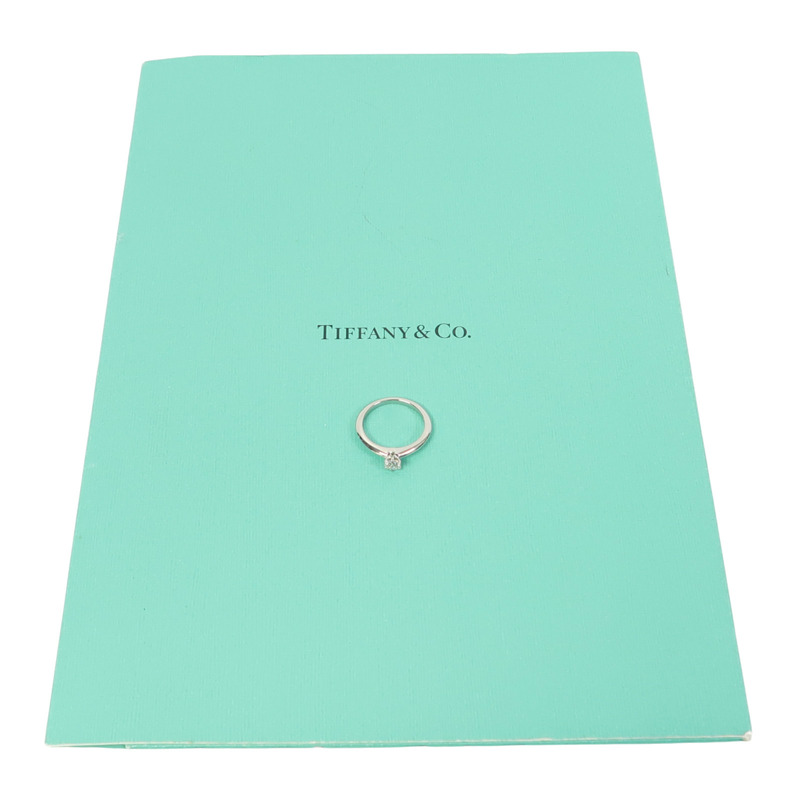 PT950鉑金 鑽石 Solitaire 戒指【Tiffany & Co 蒂芬妮】-12