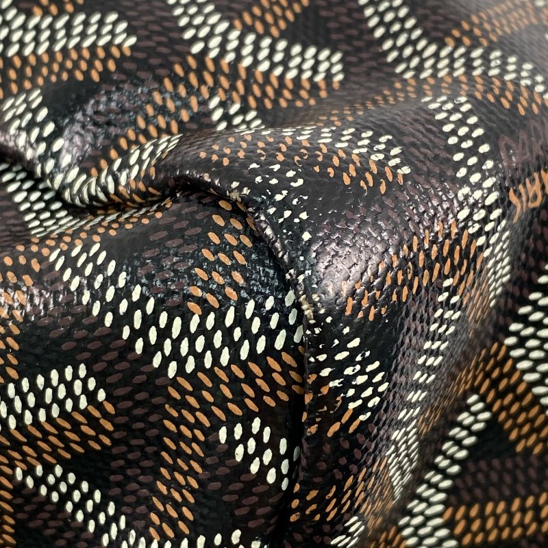 △ Goyard 高雅德 Brown Coated Canvas Saint Louis PM Tote Bag 啡色塗層帆布托特袋 - 267001004-11