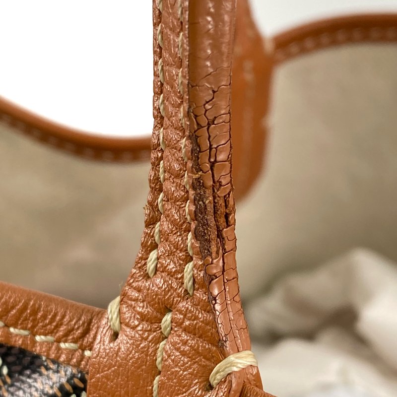 △ Goyard 高雅德 Brown Coated Canvas Saint Louis PM Tote Bag 啡色塗層帆布托特袋 - 267001004-15