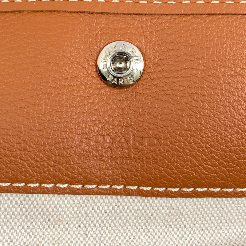 △ Goyard 高雅德 Brown Coated Canvas Saint Louis PM Tote Bag 啡色塗層帆布托特袋 - 267001004-21