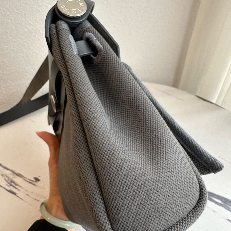 愛馬仕mini herbag 灰色-6