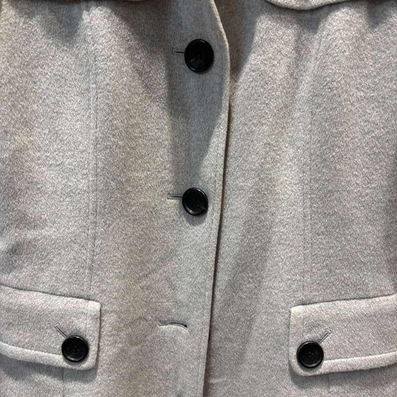 【美收精品】BURBERRY灰色風大外套 5-1-4