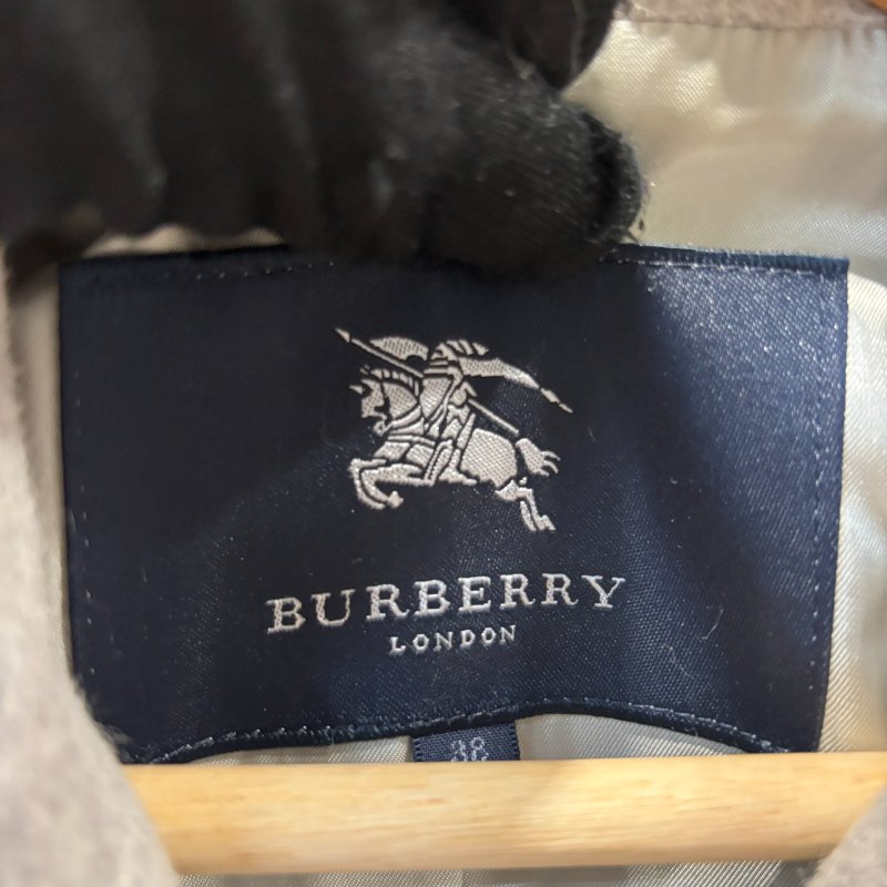 【美收精品】BURBERRY灰色風大外套 5-1-5