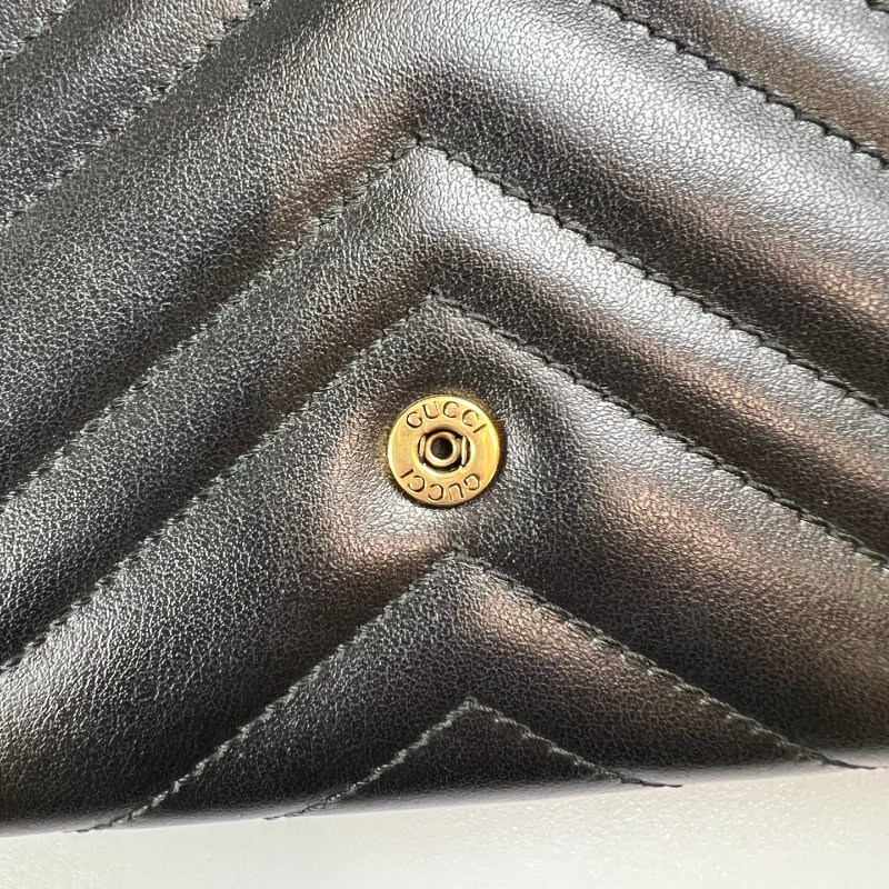 GUCCI 474575 黑金MARMONT WOC包-8