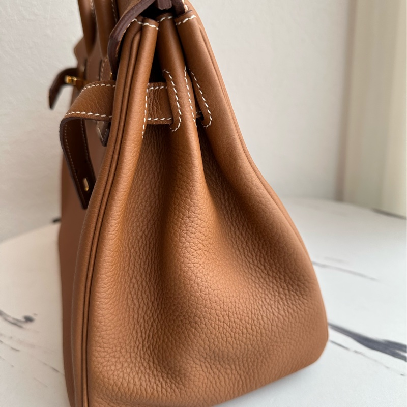 Hermes birkin30 金棕金❤️❤️❤️-9